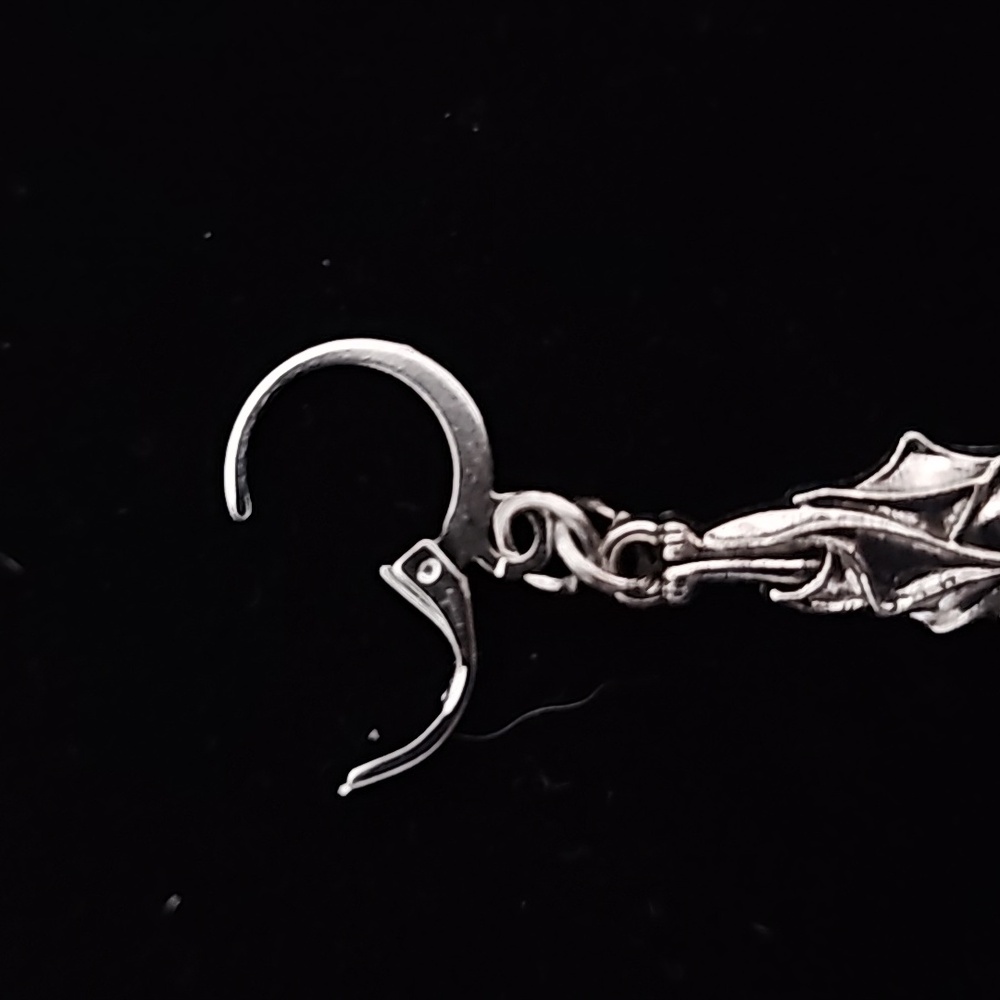 Dangle Bat Earrings - Picture 4 of 4